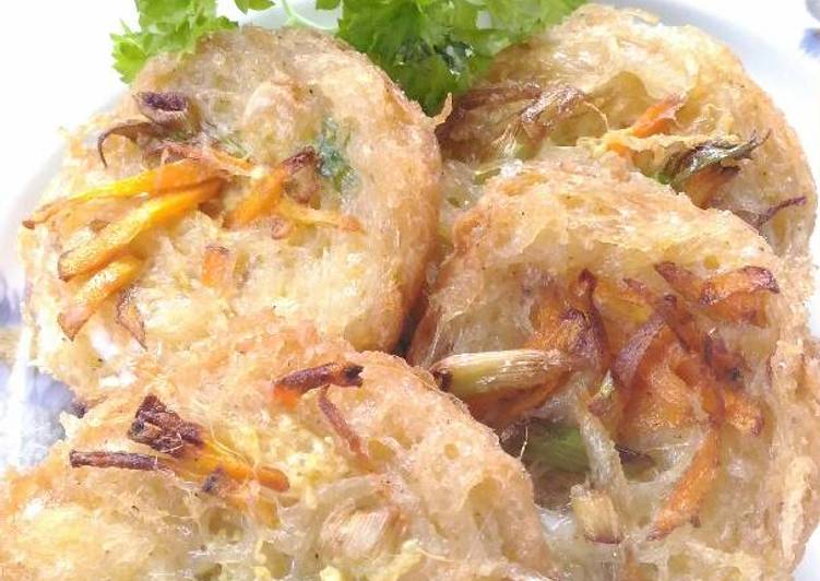 resep lengkap untuk OmELET mie jagung mini