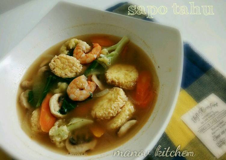 Resep Sapo Tahu Kaldu udang Oleh Novi ?? Manov Kitchen