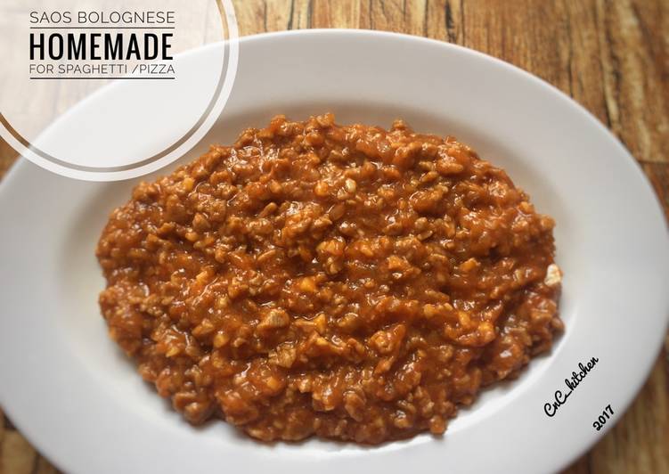 gambar untuk cara membuat Homemade Saos Bolognese for Pizza & Spaghetti