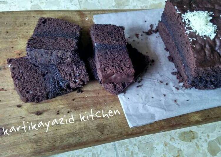 cara membuat Brownies kukus (Amanda KW)