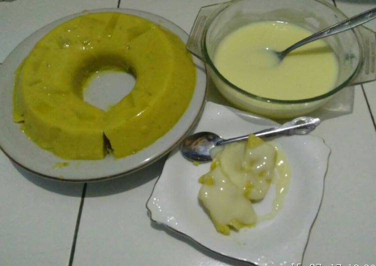 gambar untuk cara membuat Puding Pisang Barongko