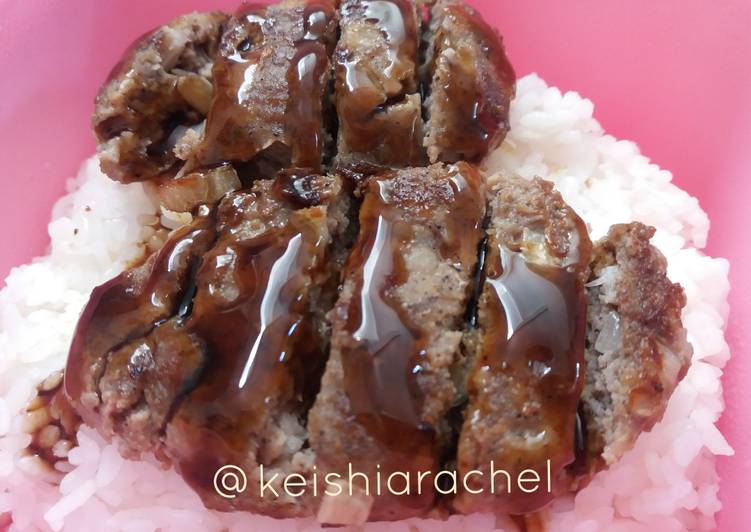 resep Bekal Praktis Beef Patty Burger Teriyaki #MaMaKei