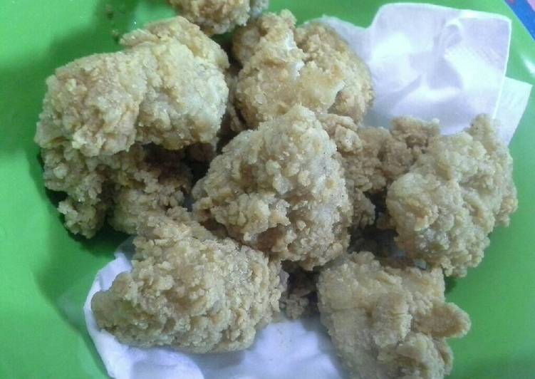 cara membuat Chicken karage 5 bahan