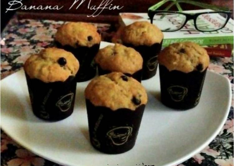 resep makanan Banana muffin yummiii & simpel