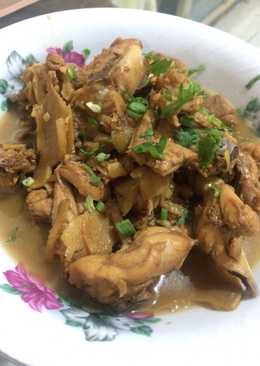 Ayam Kecap Cah Jahe