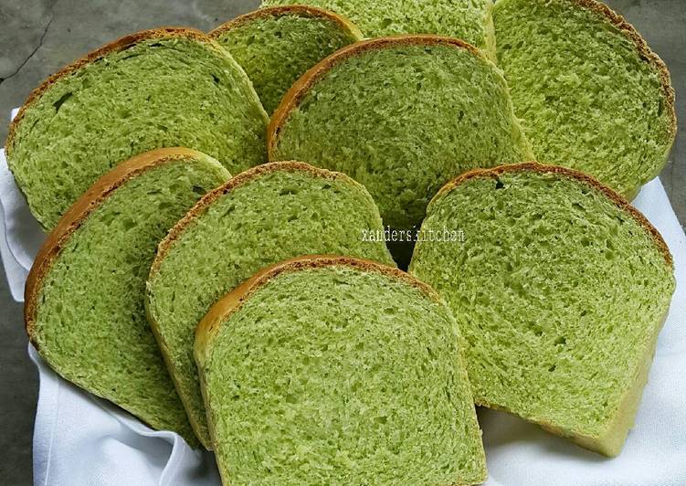 gambar untuk resep Roti tawar santan pandan