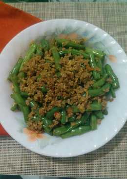 Buncis Tumis Daging Cincang