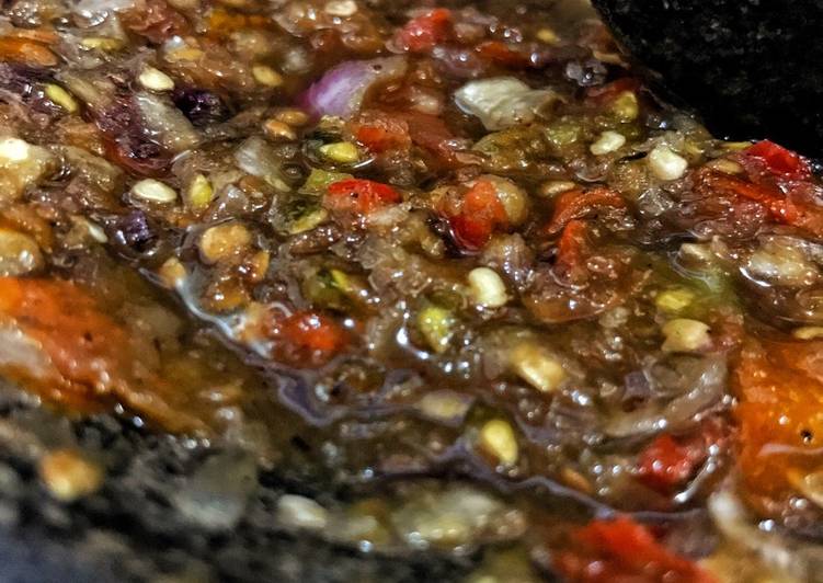 Sambal terasi level sedang ala 'neng