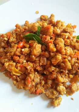 Tempe goreng pedessss