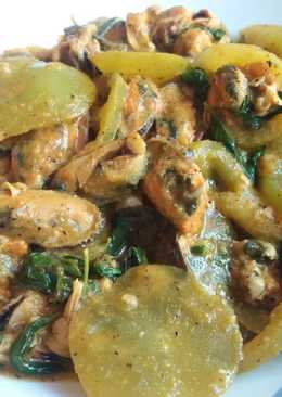 Tumis Kerang Tomat Hijau