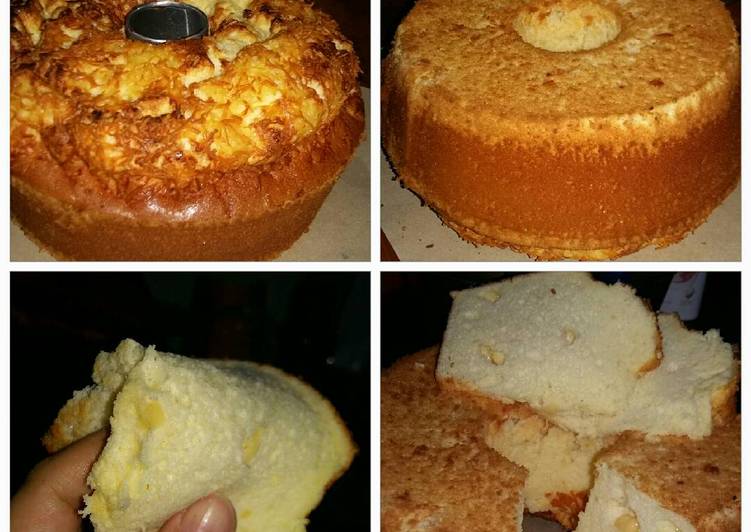 cara membuat Cheese Butter Chiffon Cake