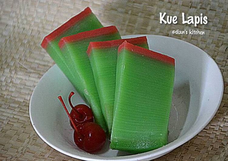Resep Kue Lapis Dari  dian's kitchen 