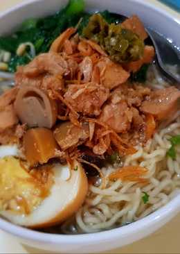 Mie ayam jamur sederhana