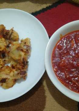 Cumi Kriuk Saus Asam Pedas