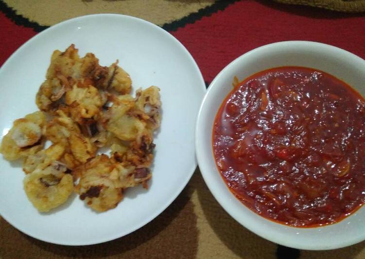 gambar untuk cara membuat Cumi Kriuk Saus Asam Pedas