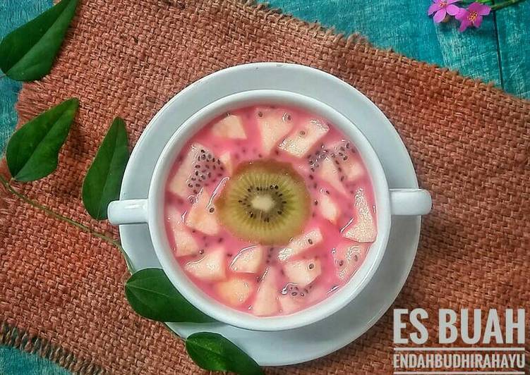 resep lengkap untuk Es buah (#pr_esbuah)