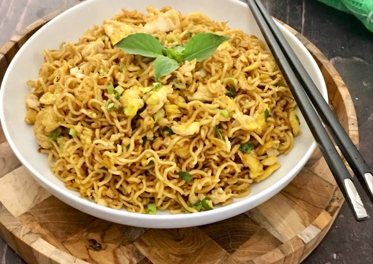 resep makanan Mie Goreng Manis/Tiam Mi