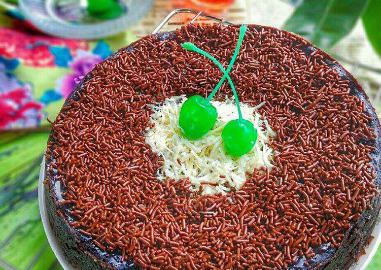 gambar untuk resep Eggless Chocolate Cake
