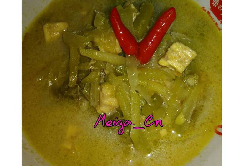 resep makanan Sayur santan labu siam