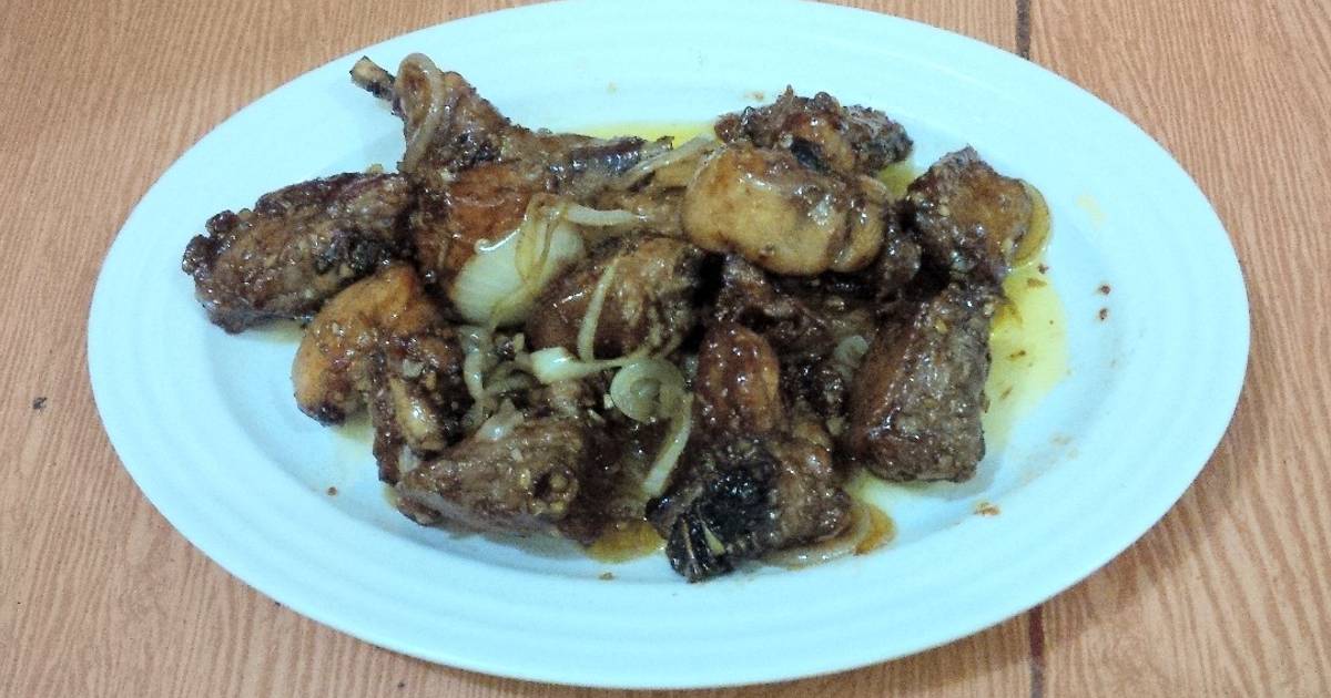 Resep Ayam Goreng  Saos Mentega Pedas ala NieZz Fatma