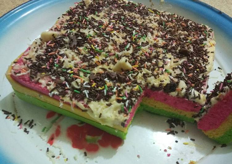 Resep Bolu Pelangi By Balqis Lu'lu Atul Jannah