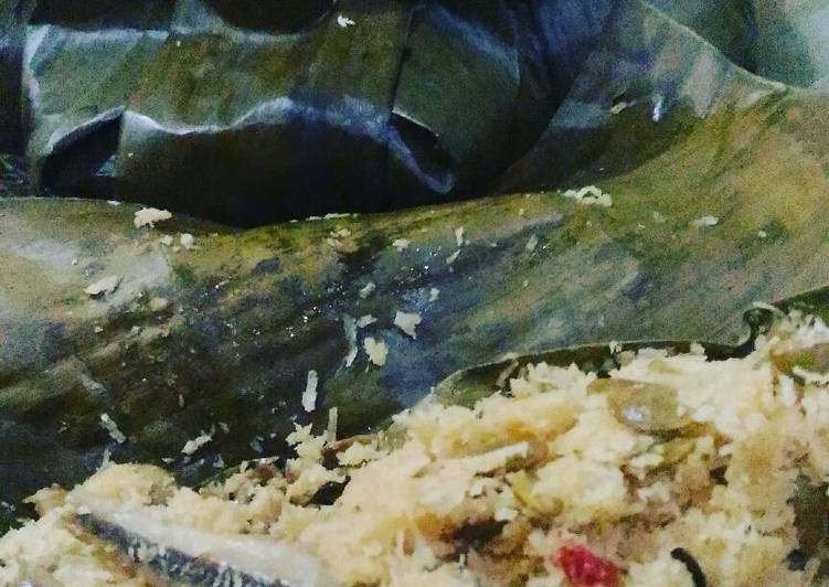 resep lengkap untuk Botok Teri Tempe dan Mlanding (Petai Cina)