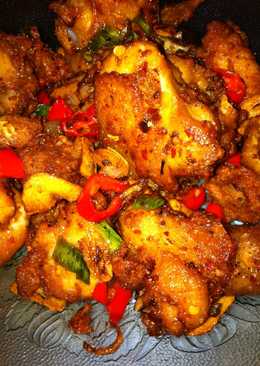 Ayam goreng cabe garam