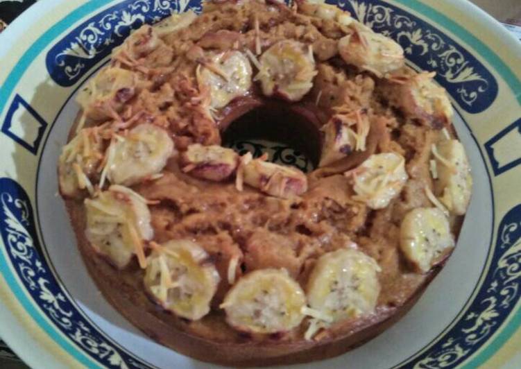 gambar untuk cara membuat Banana cake palm sugar