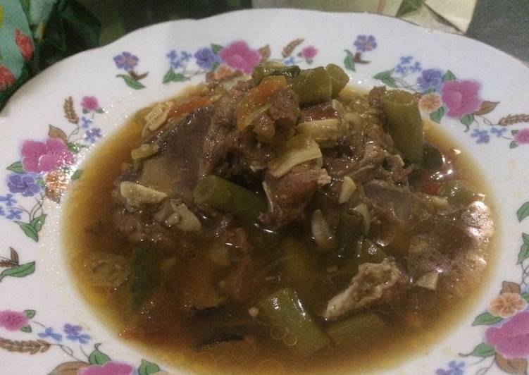 resep makanan Asem-asem kambing anti gagal