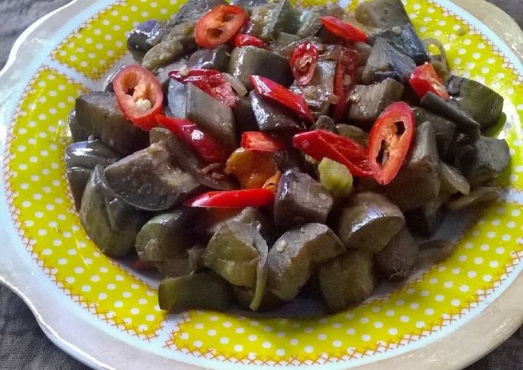 resep makanan Oseng Terong Terasi