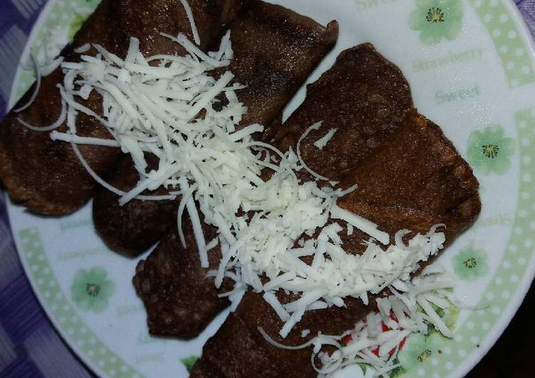 Resep Dadar gulung coklat isi creamcheese By Dapoer Bunda Indah