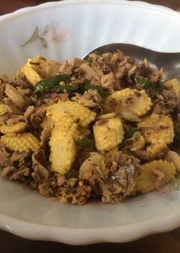 Tumis Tongkol Jagung Muda