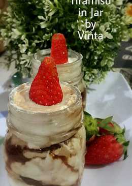 Tiramisu in Jar keto / debm tanpa tepung