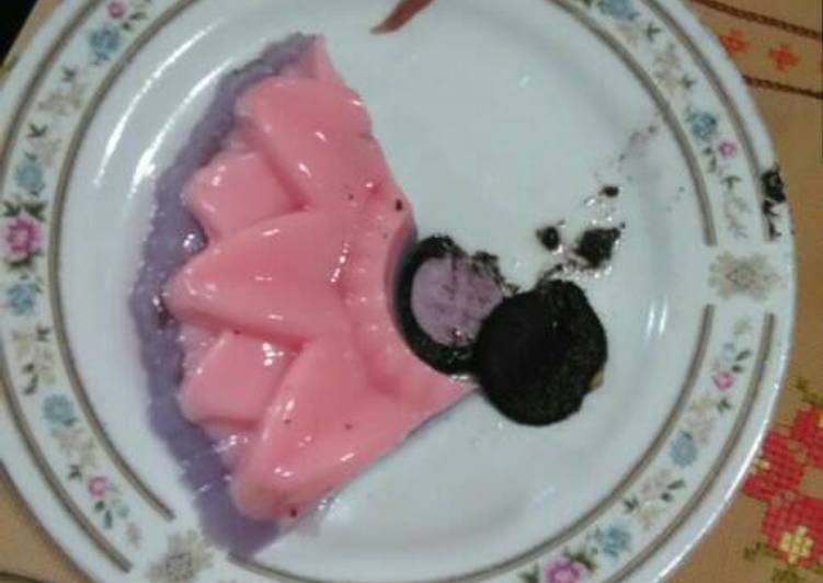 gambar untuk resep makanan Puding ultah mudah