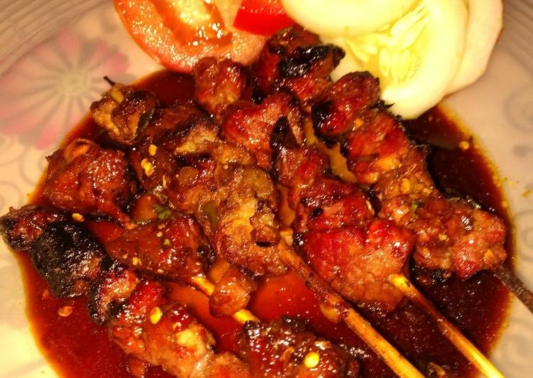 bahan dan cara membuat Sate Kambing/Sapi enak dan super empuk