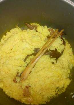 Nasi kuning rice cooker