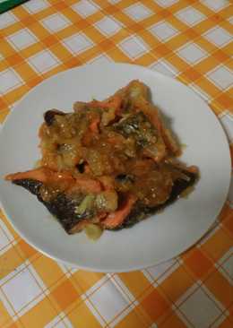 Ikan Salmon Saus Tiram Simple