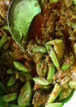 Sambal pete udang super pedas