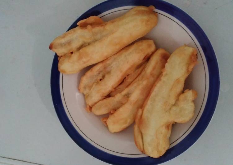 resep masakan Pisang goreng crispy Dan renyah tanpa telor