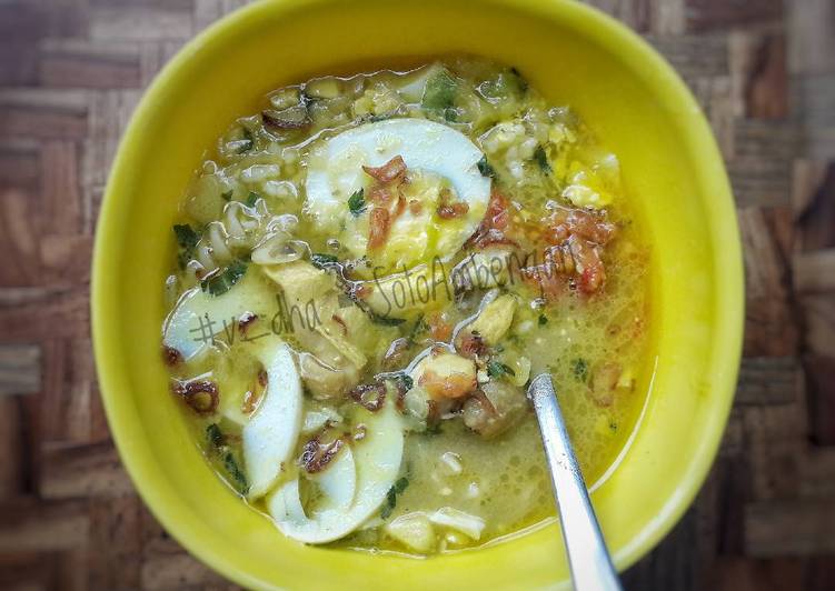 resep lengkap untuk Soto Ambengan