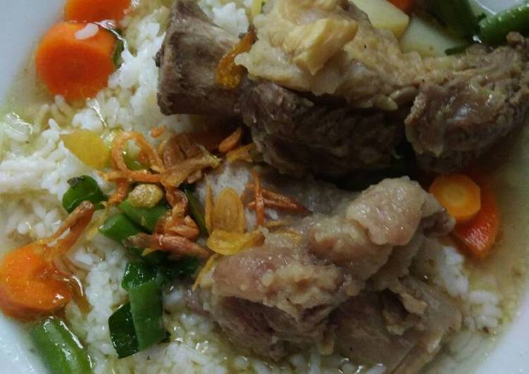 cara membuat Sop Iga resep jadul