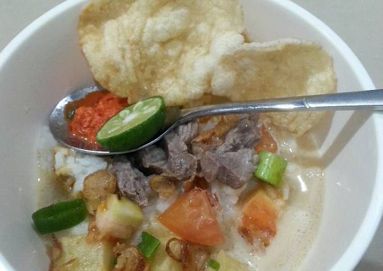 cara membuat Soto Betawi