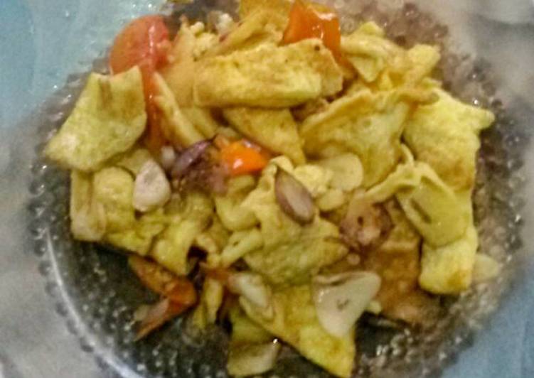 resep masakan Tumis Telur Dadar #PR_RecookMasakanAwalanT