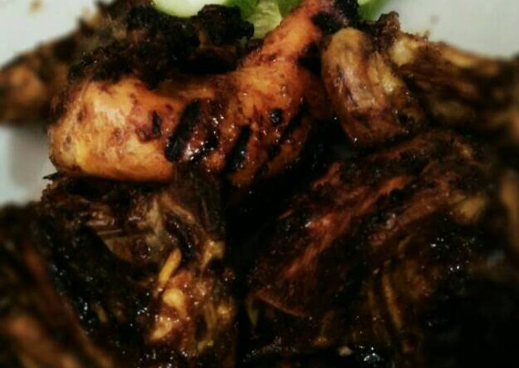 resep lengkap untuk Ayam bakar kecap