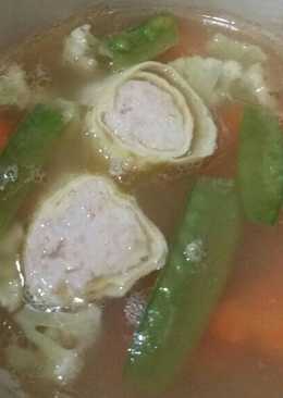 Sop Uter (Sop Dadar Gulung)