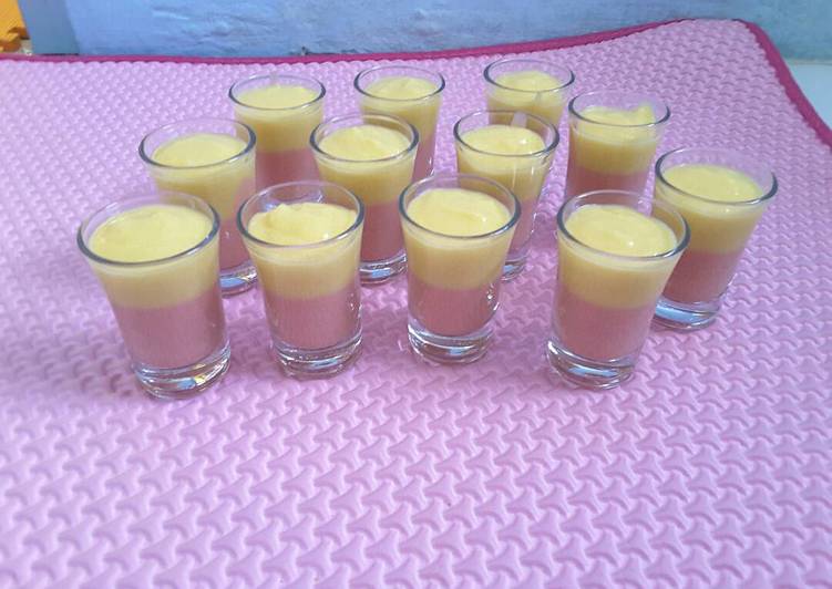 Resep Pudding Jambu Merah n Mangga Oleh Devi Rizqa