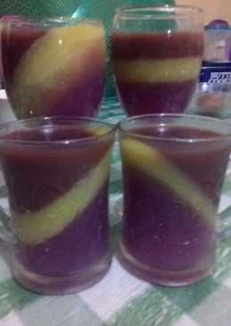 Purple Zebra Pudding
