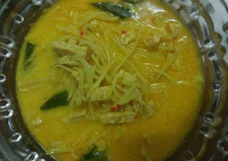 resep Sayur Labu Siam, Tempe Kuah Santan