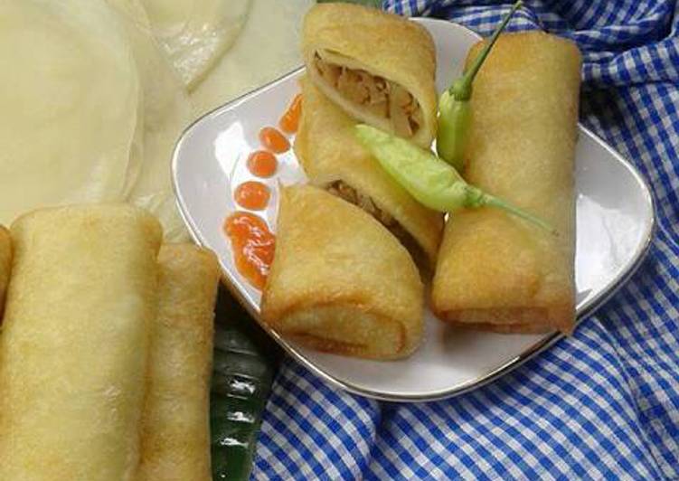 gambar untuk resep makanan Lumpia Rebung Udang