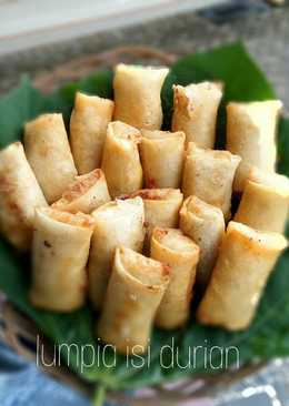 Lumpia isi daging duren